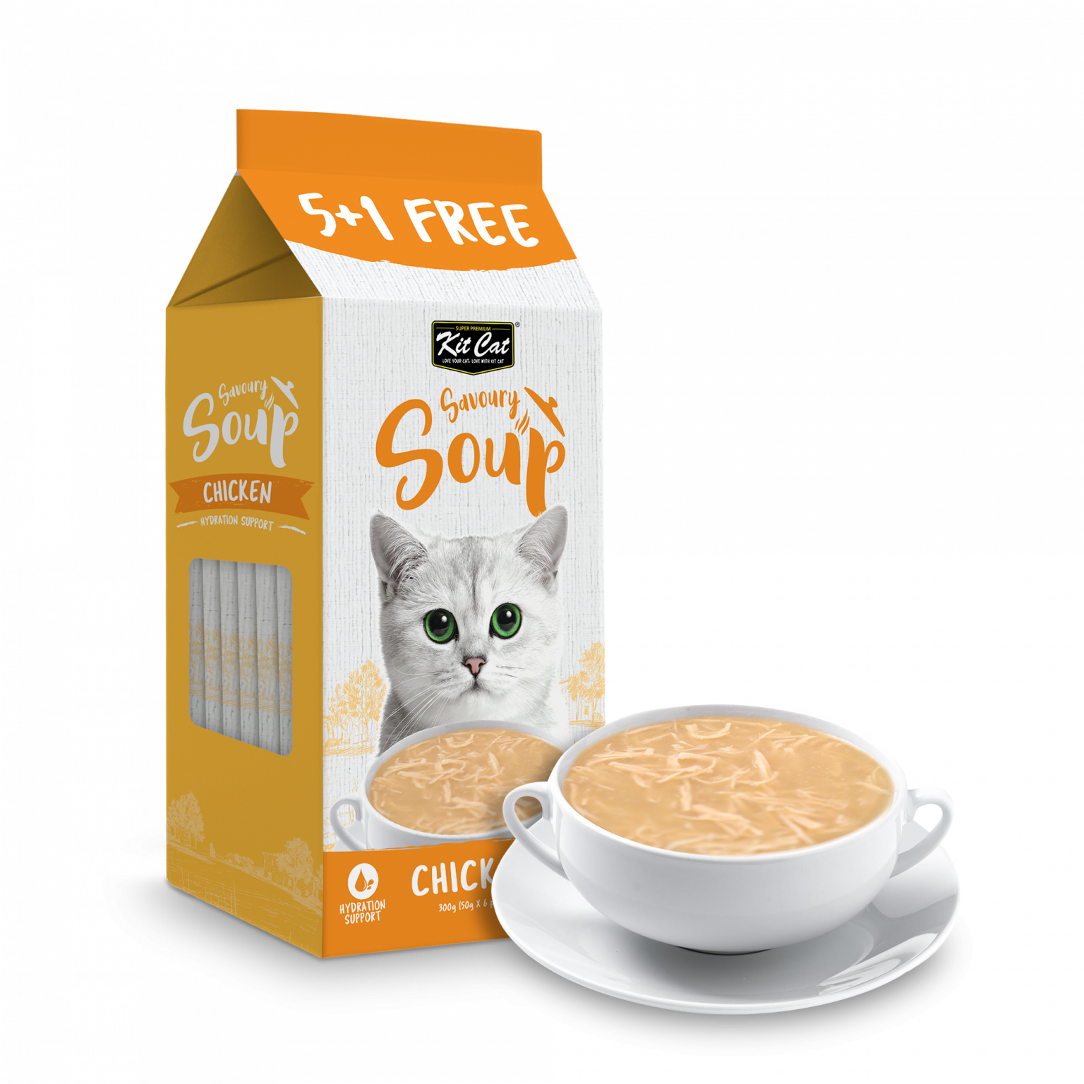 KitCat Savoury Soup Chicken 6 x 50ml