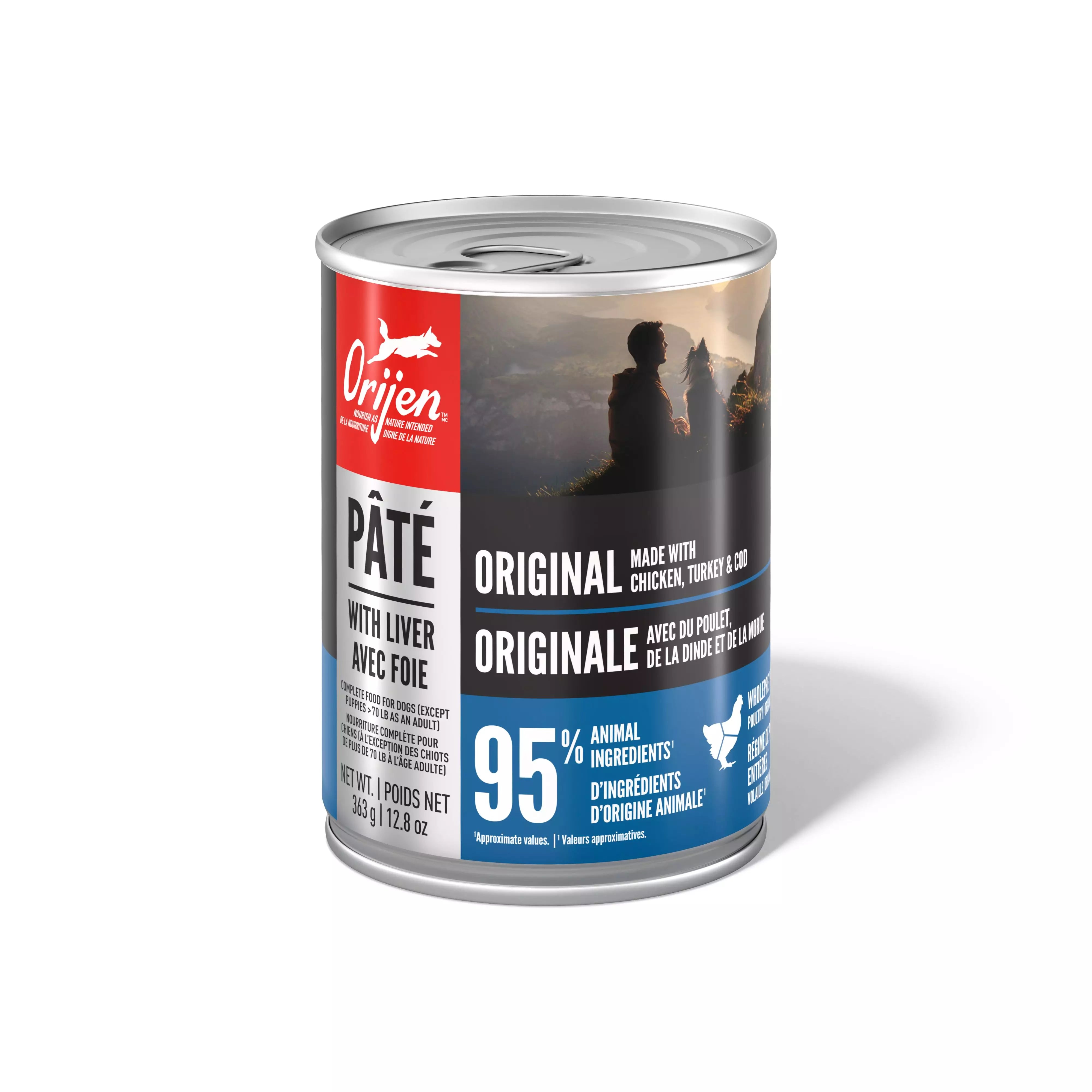 ORIJEN Pate Wet Dog Original with Liver 363g