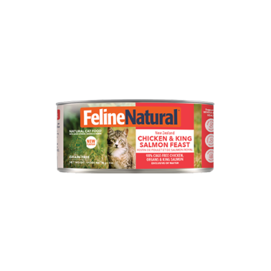 Feline Natural Chicken & King Salmon Feast Wet Cat Food 3oz