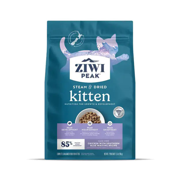 Ziwi Peak Steam Dried Chicken with Southern Blue Whiting Kitten 700g