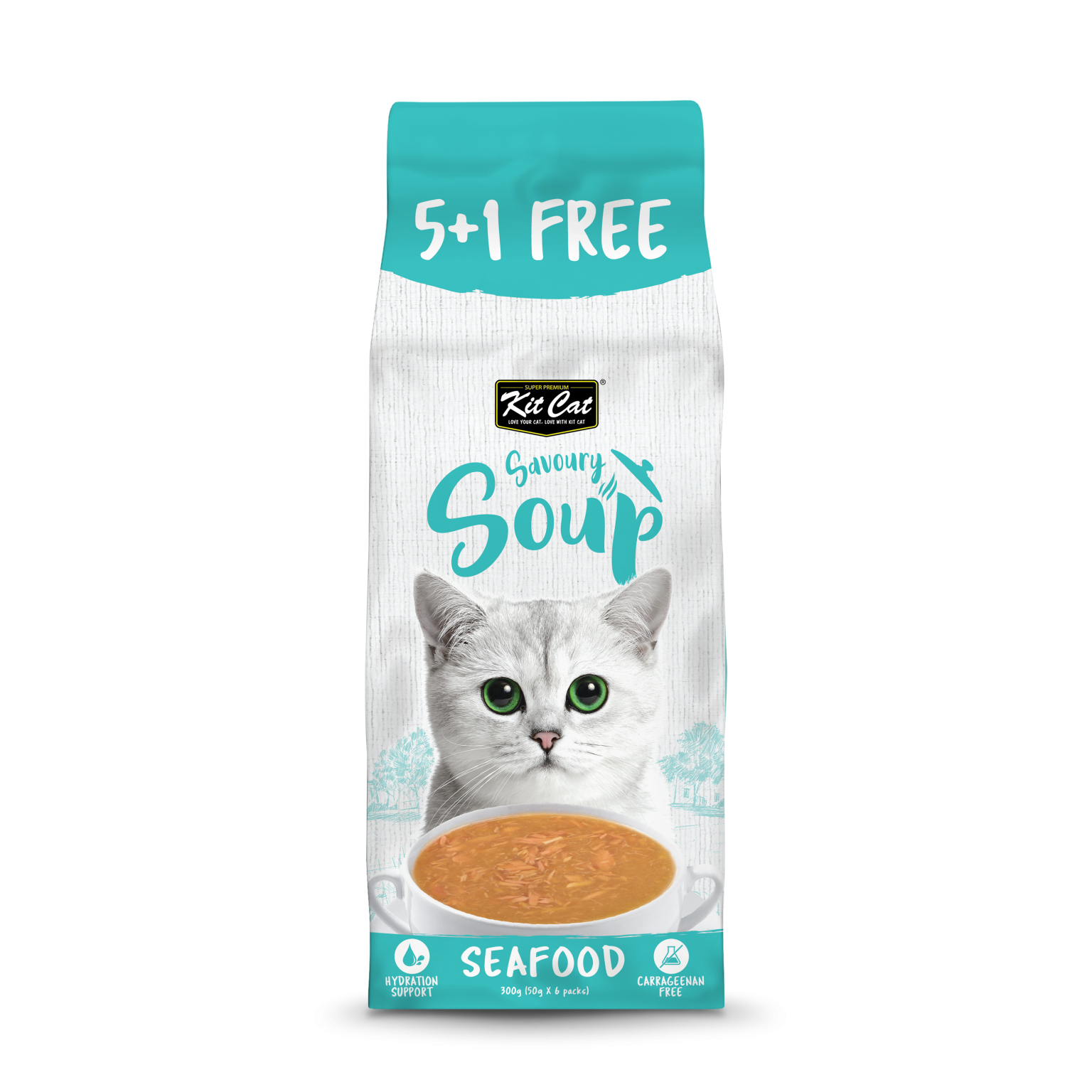 KitCat Savoury Soup Seafood 6 x 50ml