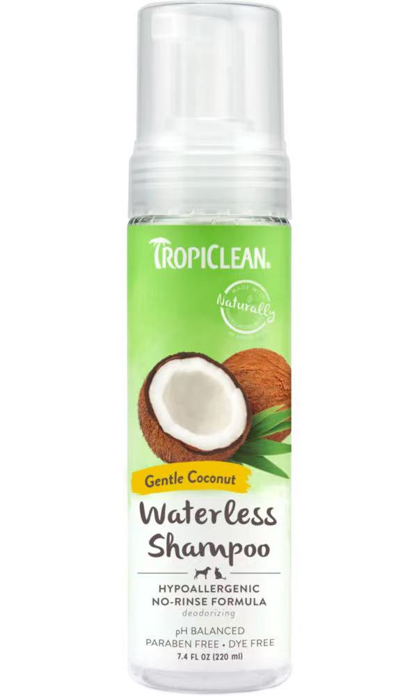 TropiClean 低敏免洗宠物香波 7.4盎司