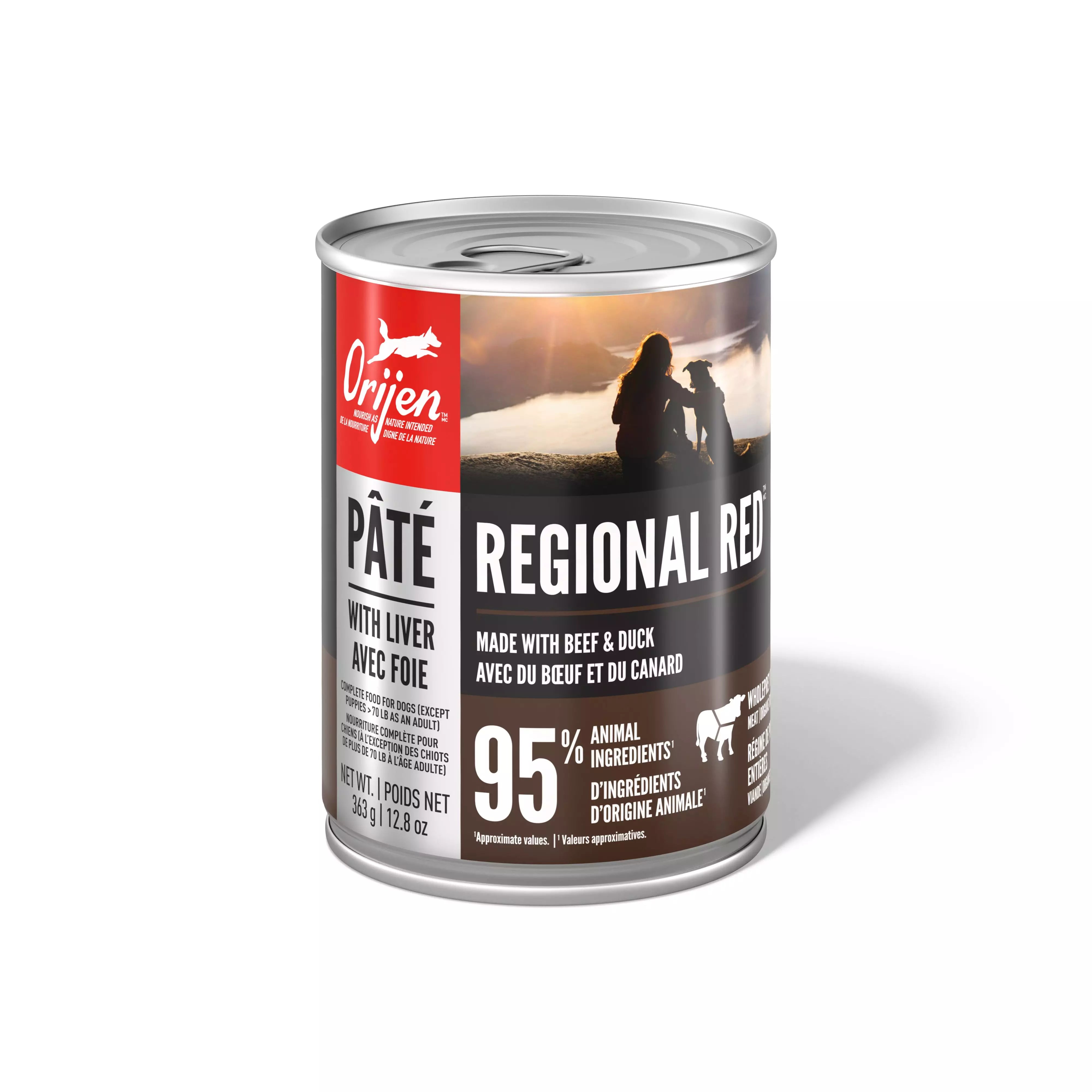 ORIJEN Pate Wet Dog Regional Red with Liver 363g
