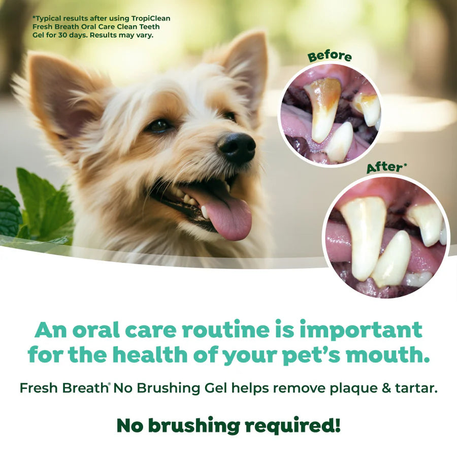TropiClean Fresh Breath Dental Gel for Puppies