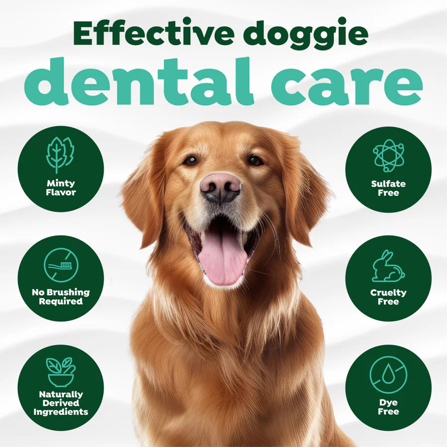 TropiClean Fresh Breath Dental & Oral Care Brushing Gel for Dogs