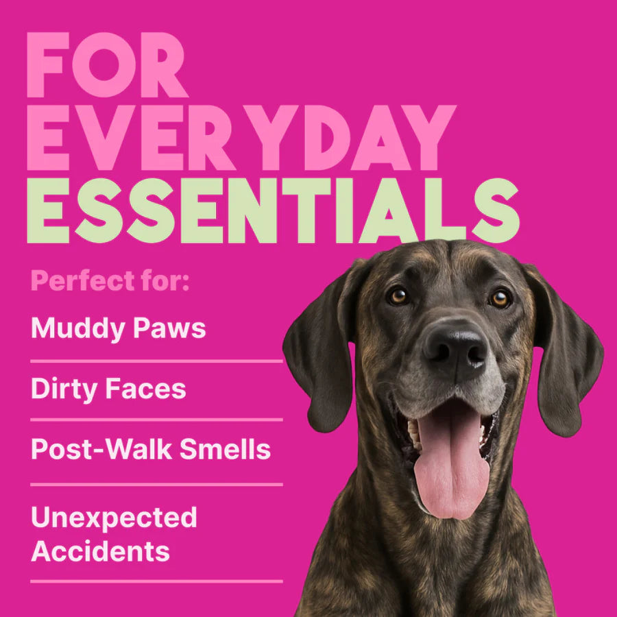 TropiClean Deep Cleaning Berry & Coconut Pet Wipes, 100ct